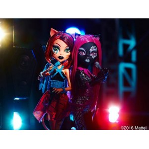 Сет из 2 кукол MONSTER HIGH  Кэтти и Тореляй - Пугающие Рокеры 