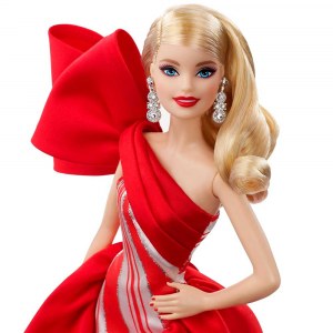 Кукла Barbie - "Праздничная - 2019 год" (блондинка)