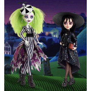 Куклы MONSTER HIGH Skullector 2021 - Beetlejuice & Lydia Deetz  