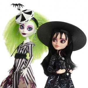 Куклы MONSTER HIGH Skullector 2021 - Beetlejuice & Lydia Deetz  