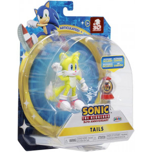 Фигурка Sonic The Hedgehog - Тейлз с монеткой (10 см)