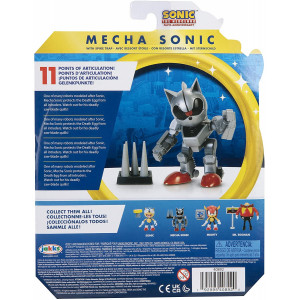 Фигурка Sonic The Hedgehog - Металлизированный Соник (9 см)