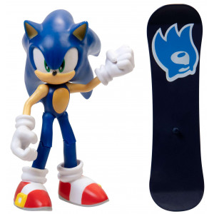 Игрушка Sonic The Hedgehog - Ежик Соник со скейтом (10 см) 