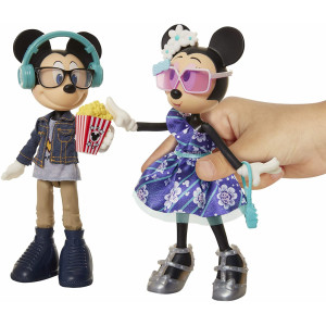 Куклы Микки и Минни Маус Movie Night с аксессуарами (25.5 см)