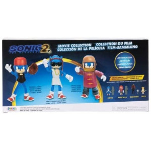 Набор из 3 фигурок Sonic The Hedgehog 2 The Movie 4 (10 см)