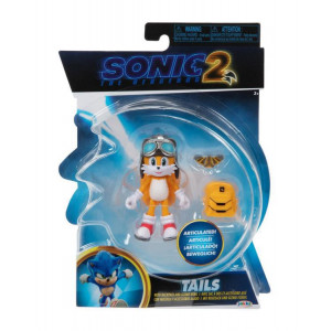Фигурка Sonic The Hedgehog - Тейлз с крылом и рюкзаком (10см)