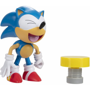 Фигурка Sonic The Hedgehog - Ёжик Соник с улыбкой (10см)