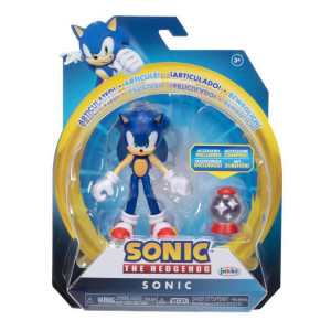 Фигурка Sonic The Hedgehog - Ёжик Соник с аксессуаром (10см)