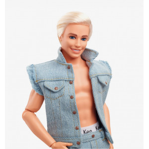Кукла Barbie The Movie - Кен в джинсовом костюме из фильма "Барби"