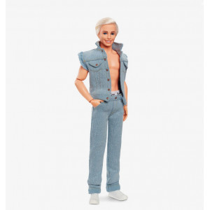 Кукла Barbie The Movie - Кен в джинсовом костюме из фильма "Барби"