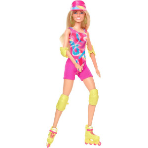 Кукла Barbie The Movie - Марго Робби в роли Барби в стиле ретро на роликовых коньках