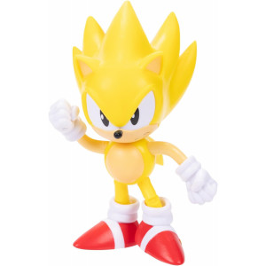 Фигурка Sonic The Hedgehog - Супер Соник с аксессуаром (10см)