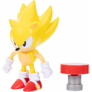 Фигурка Sonic The Hedgehog - Супер Соник с аксессуаром (10см)