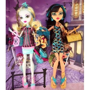 Сет из 2 кукол MONSTER HIGH Скариж - Лагуна Блю и Клео де Нил