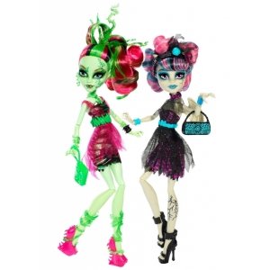 Сет из 2 кукол MONSTER HIGH Зомби Шейк - Рошель Гойл и Венера Макфлайтрап