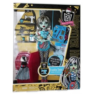 Кукла MONSTER HIGH В классе - Френки Штейн (со шкафом)