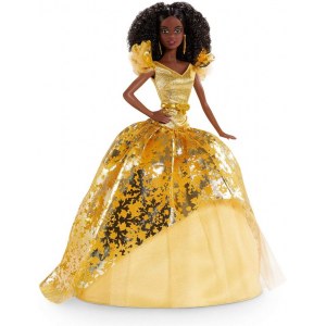 Кукла Barbie 2020 Holiday - Брюнетка Вьющиеся Волосы