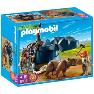 Playmobil - Медведь и пещерный человек 5103