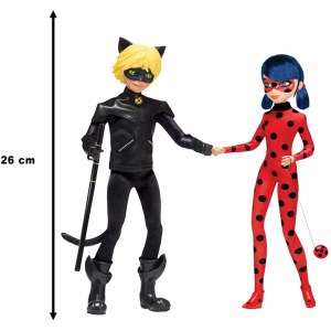 Набор из 2 кукол Miraculous LadyBug - Леди Баг и Супер Кот (26 см)