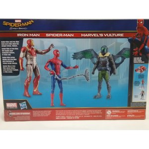 Набор из 3 фигурок Человек паук, Железный человек и Стервятник - Marvel Legends, Hasbro