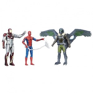 Набор из 3 фигурок Человек паук, Железный человек и Стервятник - Marvel Legends, Hasbro