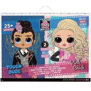 Набор кукол L.O.L. Surprise! Movie Magic - Tough Dude и Pink Chick  
