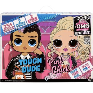 Набор кукол L.O.L. Surprise! Movie Magic - Tough Dude и Pink Chick  