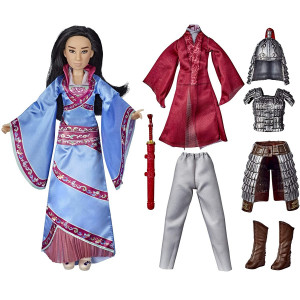 Кукла Disney - Мулан с 2 наборами одежды