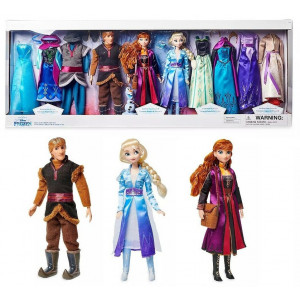 Игровой набор Disney Frozen - Кристоф, Анна и Эльза с одеждой
