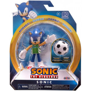 Фигурка Sonic The Hedgehog - Ежик Соник с мячиком (10 см)   