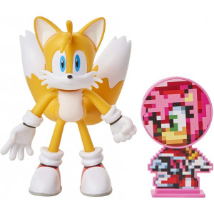Игрушка Sonic The Hedgehog - Тейлз с диском, Jakks (10см)