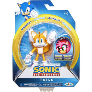 Фигурка Sonic The Hedgehog - Тейлз с диском (10см)