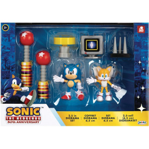 Игровой набор Sonic The Hedgehog - Ежик и Тейлз (6,5см), Jakks 