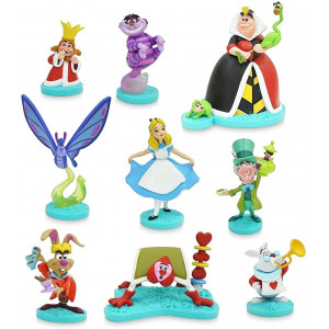 Disney Alice in Wonderland - Набор 9 фигурок Deluxe