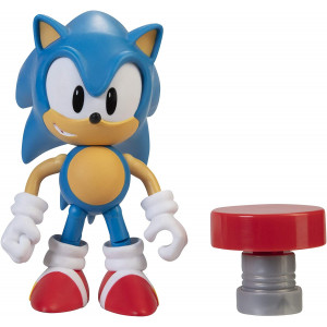 Игрушка Sonic The Hedgehog - Ежик Соник с пружиной (10 см)