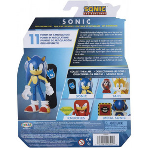Фигурка Sonic The Hedgehog - Ежик Соник со скейтом (10 см) 