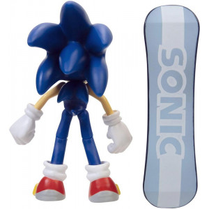 Фигурка Sonic The Hedgehog - Ежик Соник со скейтом (10 см) 
