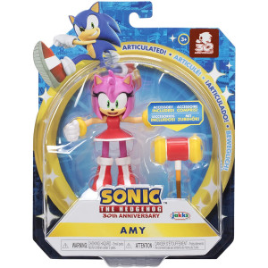 Игрушка Sonic The Hedgehog - Эми с молотом (10 см) 