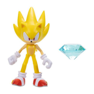 Игрушка Sonic The Hedgehog - Супер Соник с Алмазом (10,5 см) 