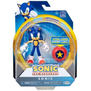 Фигурка Sonic The Hedgehog - Соник со звездой (10см)