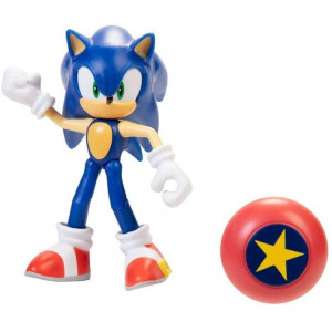 Игрушка Sonic The Hedgehog - Соник со звездой, Jakks (10см)