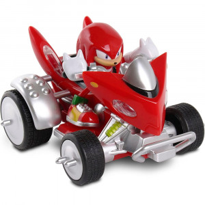 Игрушка Sonic The Hedgehog - Наклз с гоночной машинкой (10 см) 