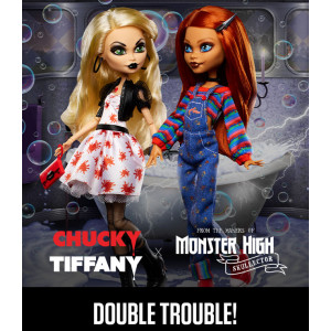 Куклы MONSTER HIGH Skullector 2023 - Chucky and Tiffany Doll 