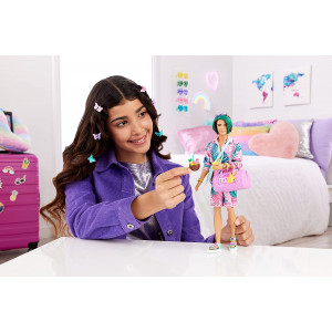 Кукла Barbie Extra Fly - Кен Пляжный Ken Travel Doll with Tropical Outfit