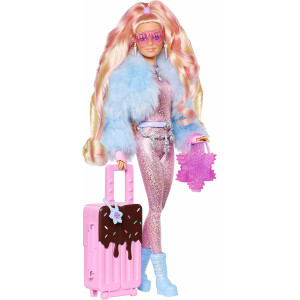Кукла Barbie Extra Fly - Барби зимняя Barbie Extra Fly Doll with Snow-Themed Travel 