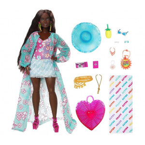 Кукла Barbie Extra Fly Doll with Beach-Themed Travel