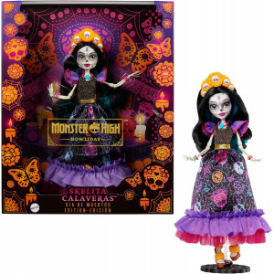 Кукла MONSTER HIGH Howliday Collector Edition Día De Muertos - Скелита Калаверас