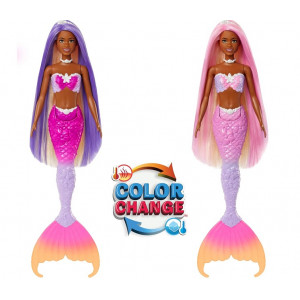 Кукла Barbie Mermaid Doll, “Malibu” with Pink Hair "- Русалочка Малибу, меняющая цвет