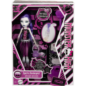 Кукла MONSTER HIGH Reproduction - Спектра базовая с питомцем