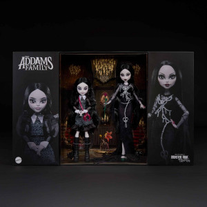 Monster High Skullector Addams Family Morticia & Wednesday - Венсдей и Мартиша 